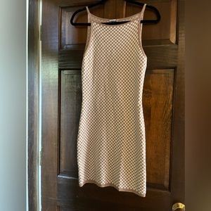 Abercrombie and Fitch high neck checkered dress